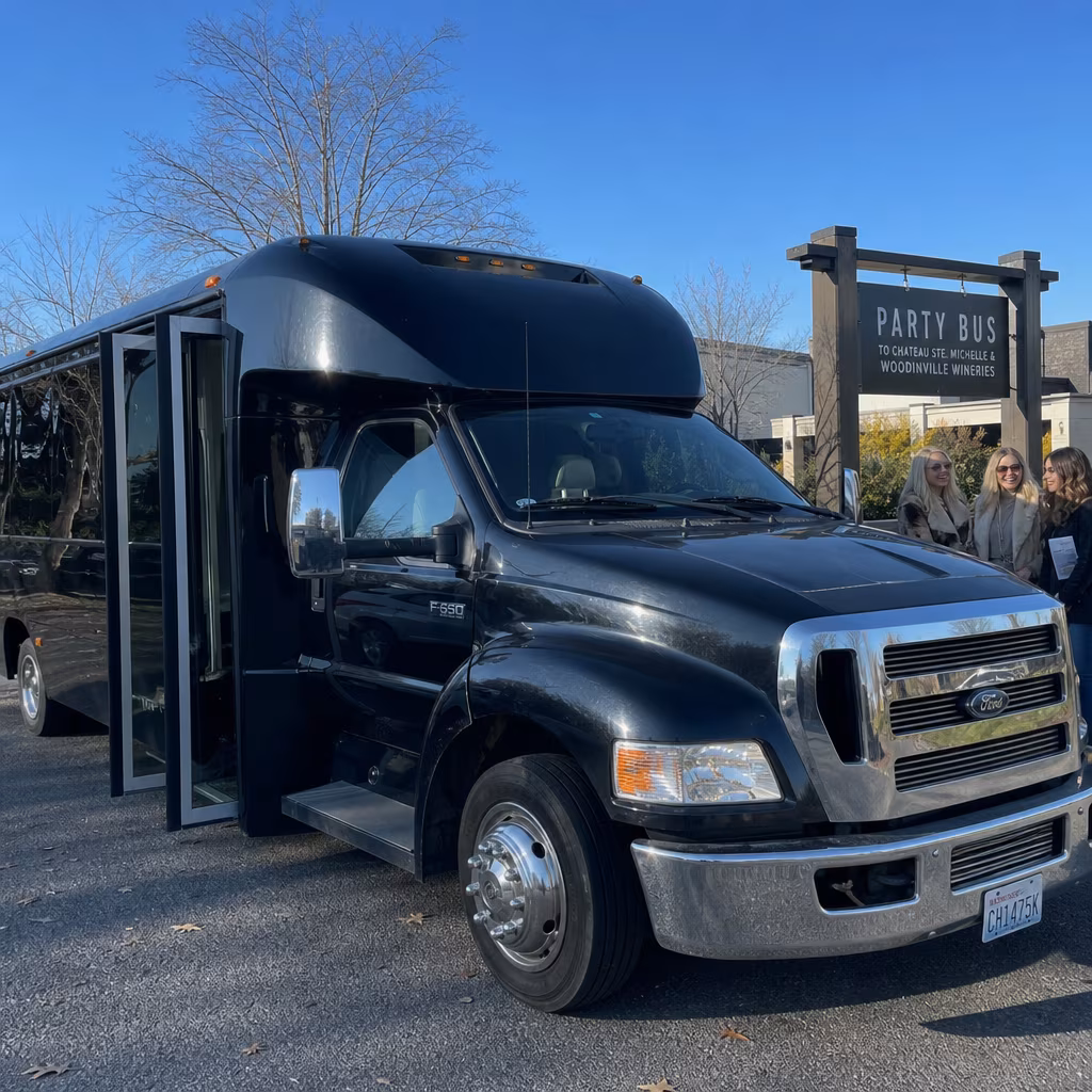 Party Bus to Chateau Ste. Michelle & Woodinville Wineries
