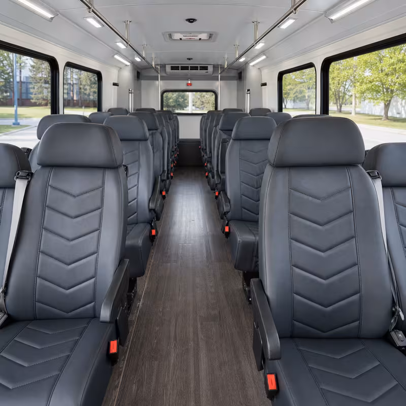 15-35 Passenger Minibus Interior