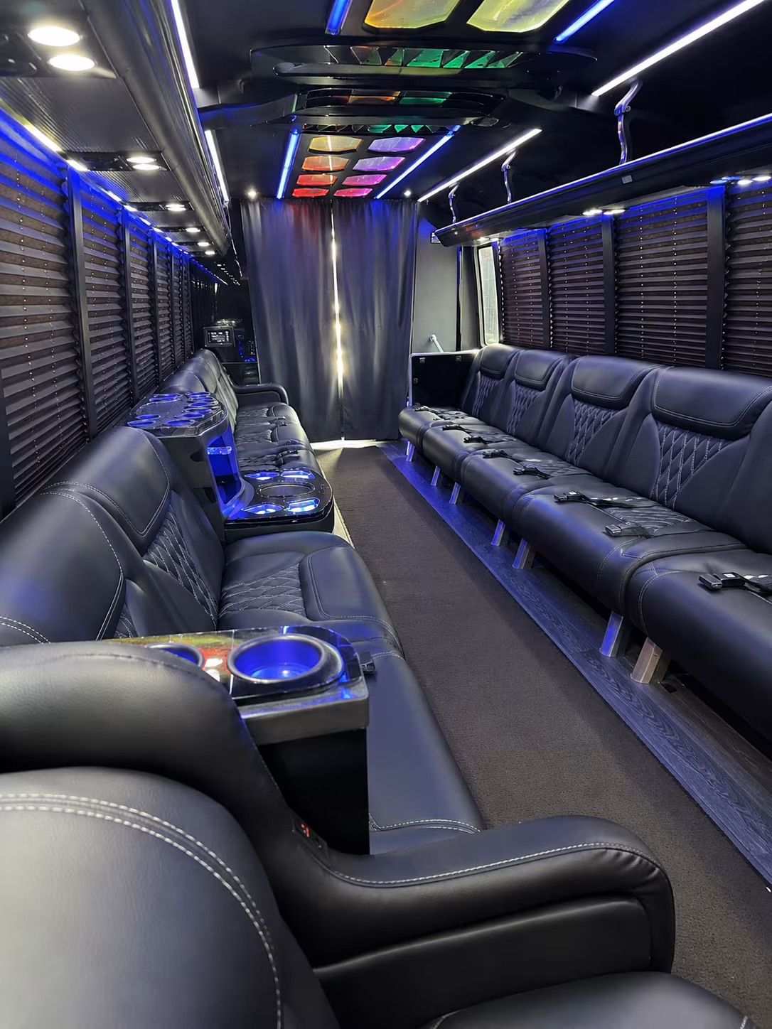 Seattle Concert & Music Festival Transportation party bus exterior