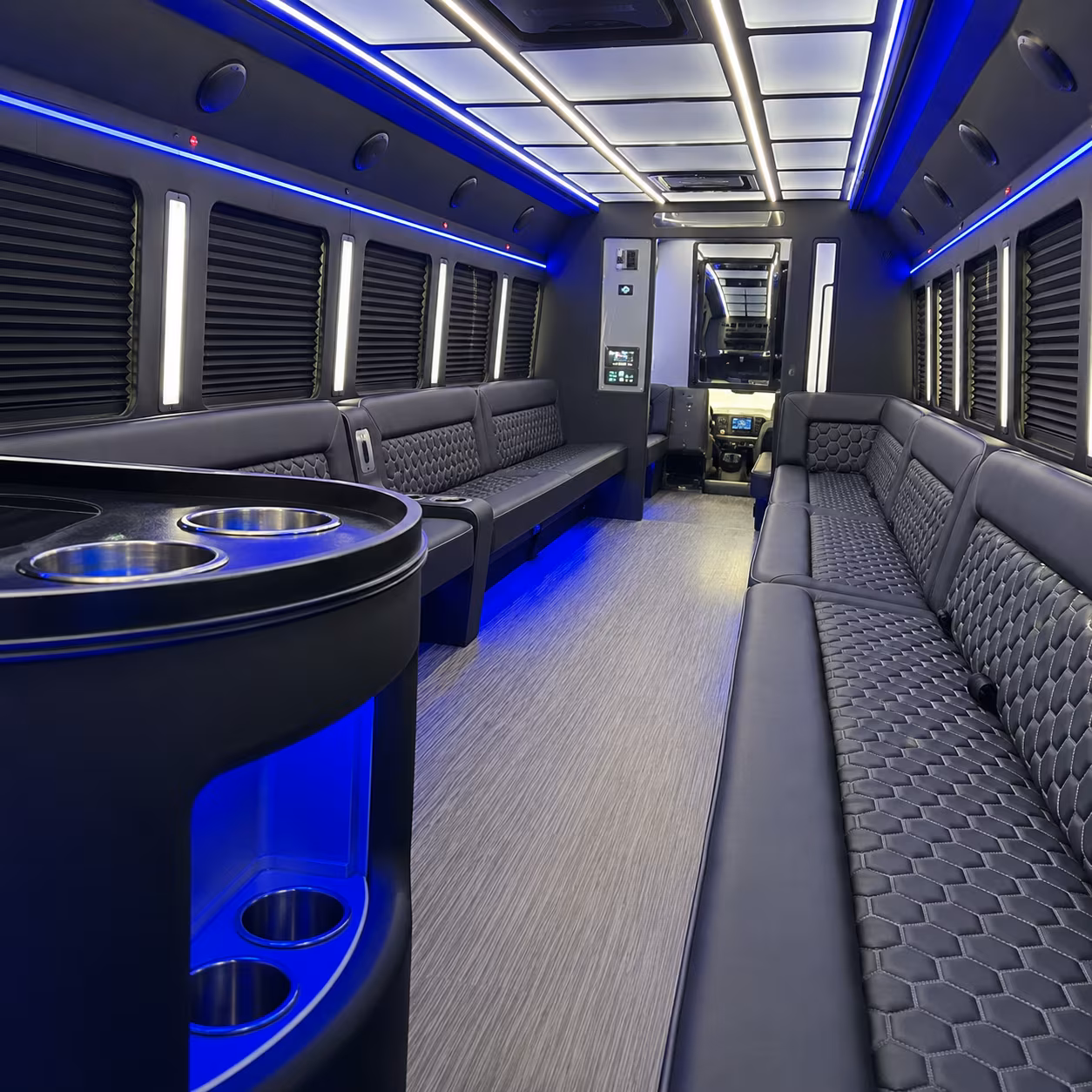 Seattle Concert & Music Festival Transportation party bus exterior