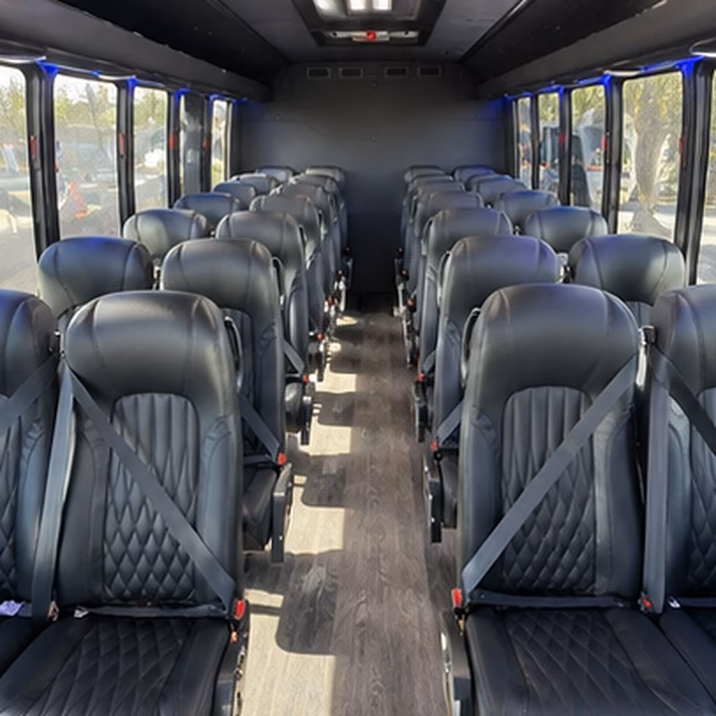 Seattle Corporate Transportation party bus interior