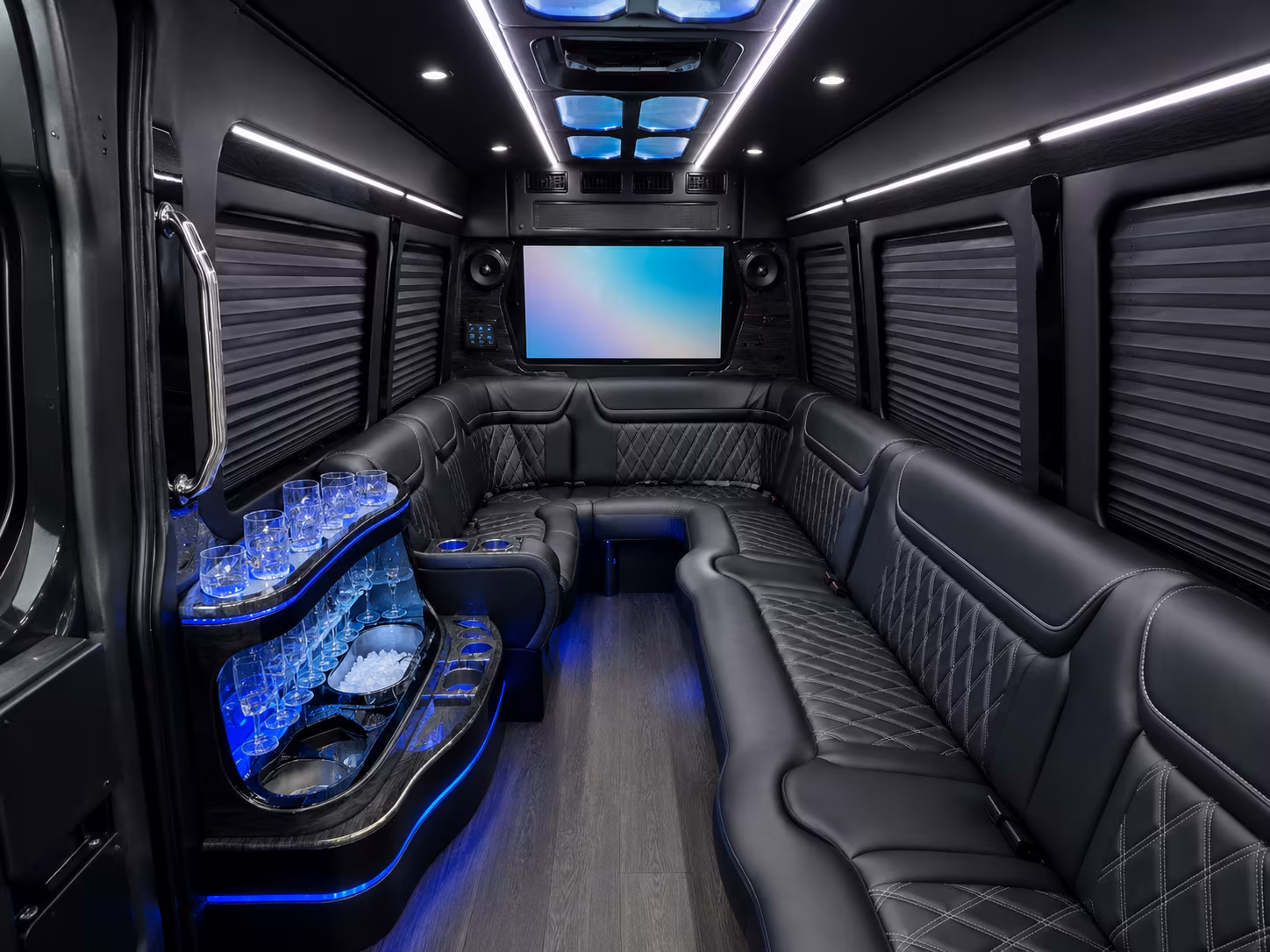 Seattle Corporate Transportation party bus exterior