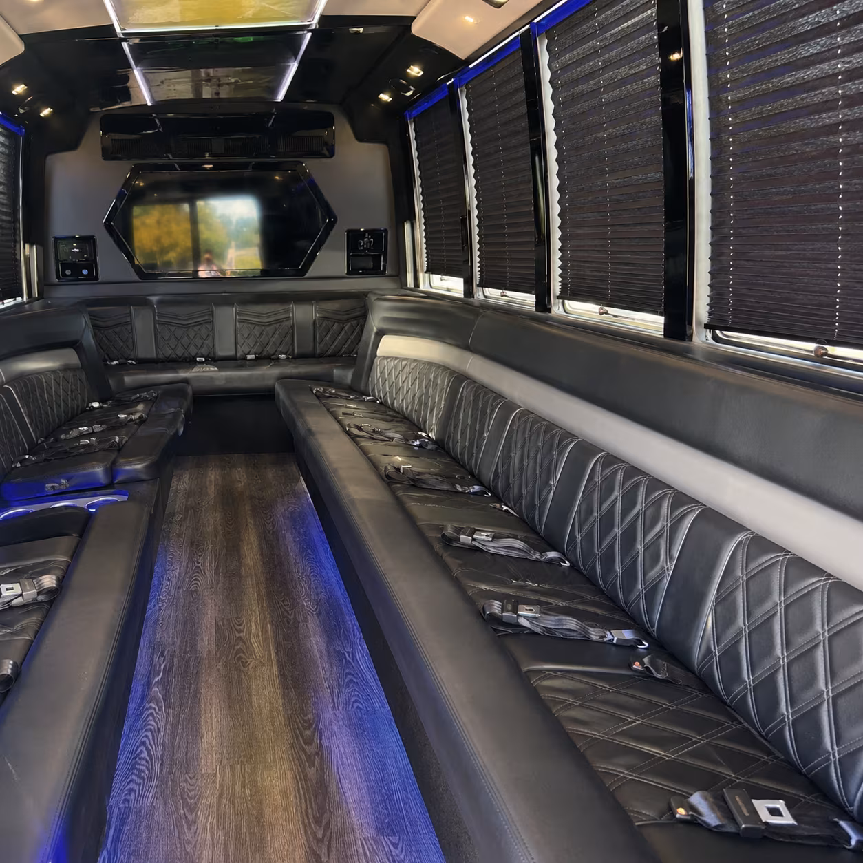 Seattle Private Event Transportation party bus exterior