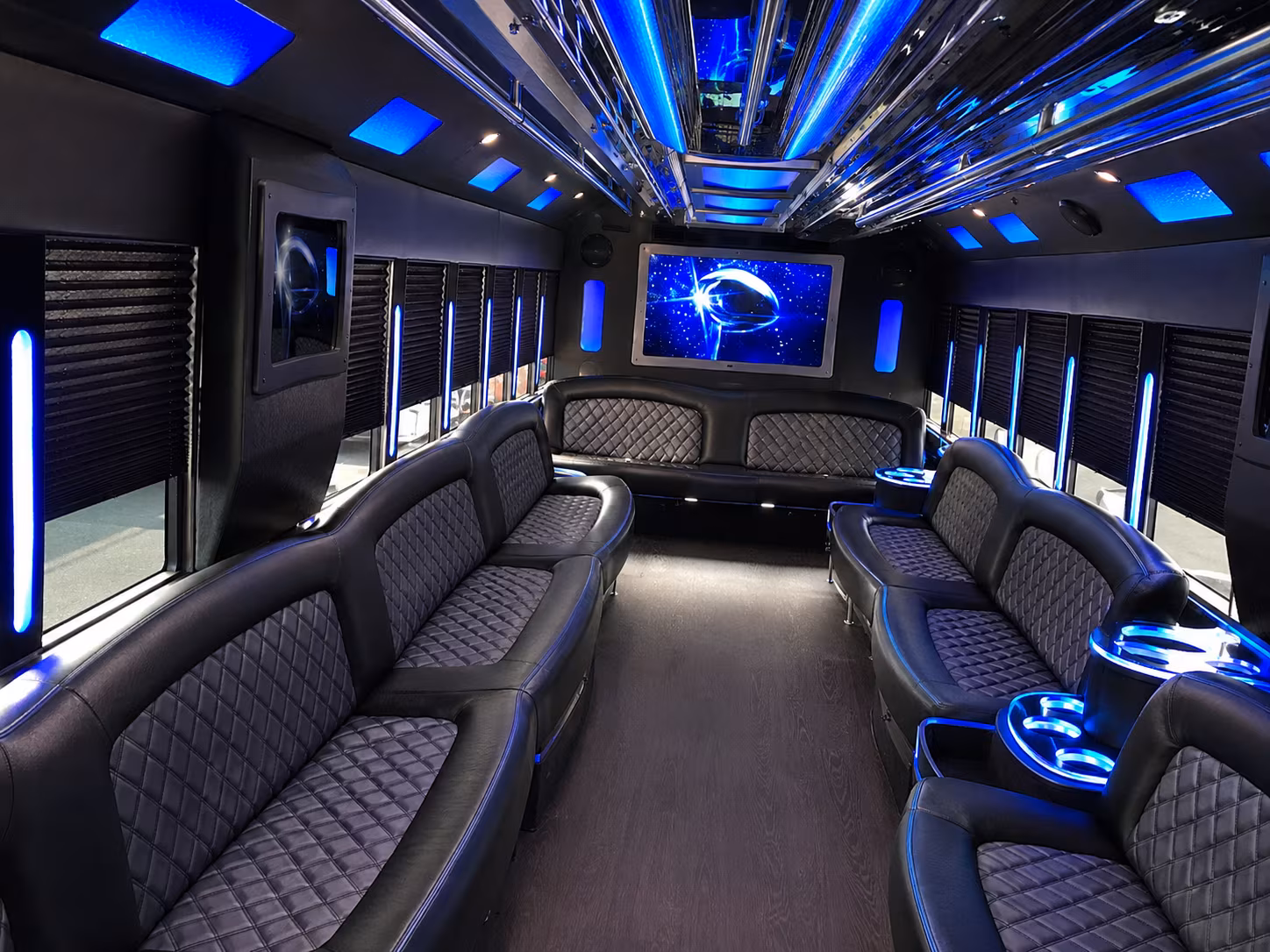 Seattle Private Event Transportation party bus exterior