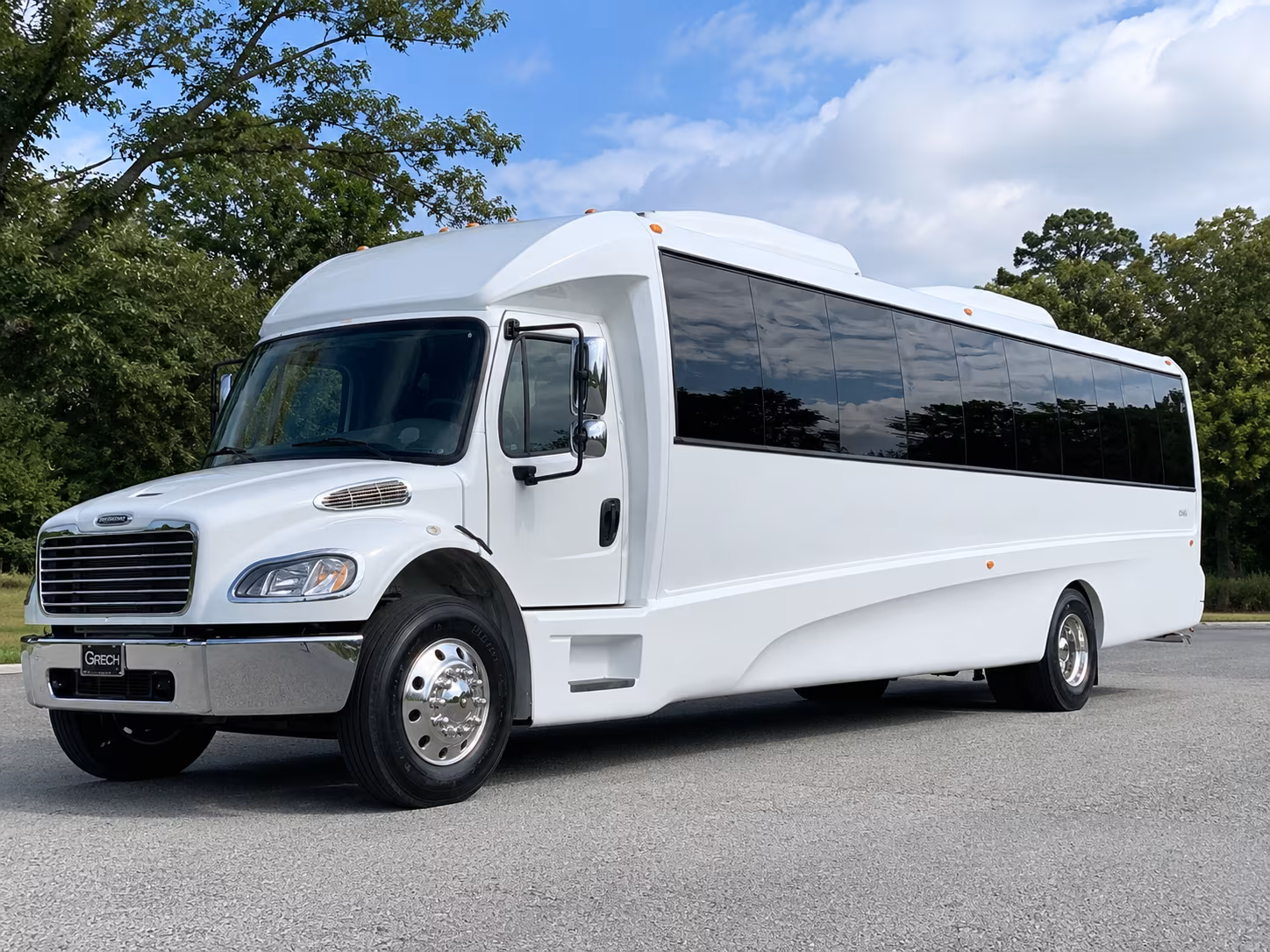 Seattle Private Event Transportation party bus exterior