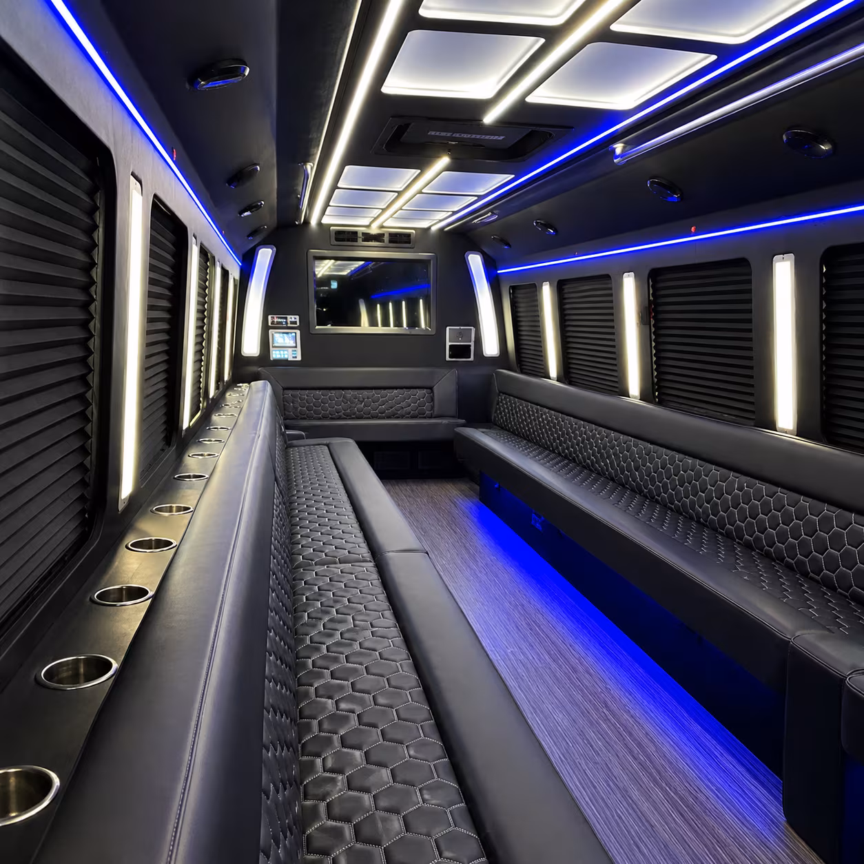 Seattle Prom & Homecoming Transportation party bus exterior