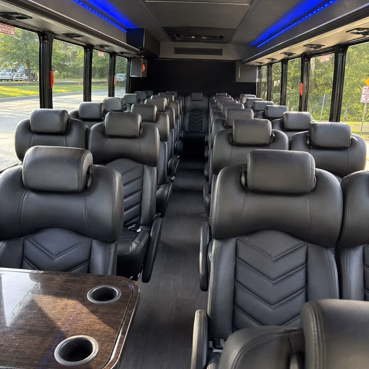 Seattle School Event Transportation party bus exterior