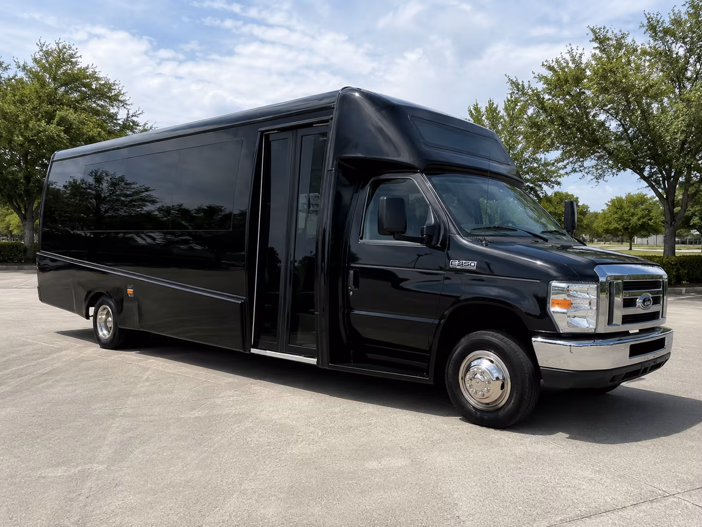 Seattle School Event Transportation party bus exterior