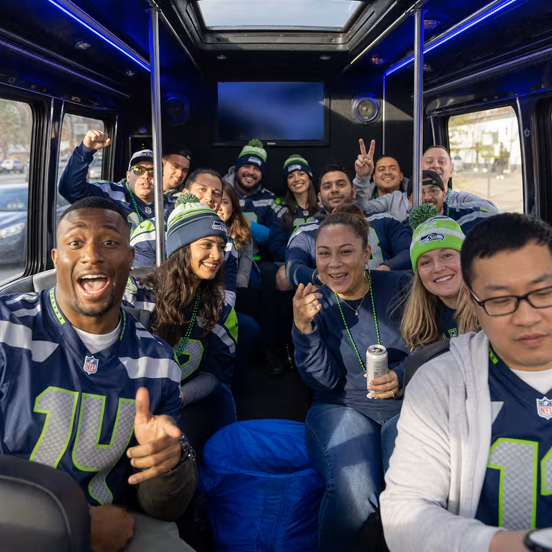 Seattle Sporting Event Transportation fleet vehicle