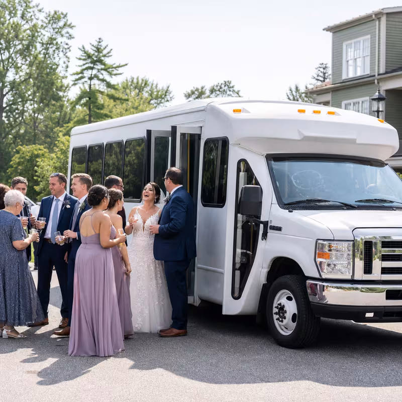 Seattle Wedding Transportation fleet vehicle