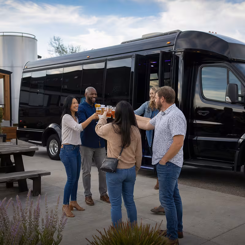 Seattle Winery & Brewery Tour Transportation fleet vehicle